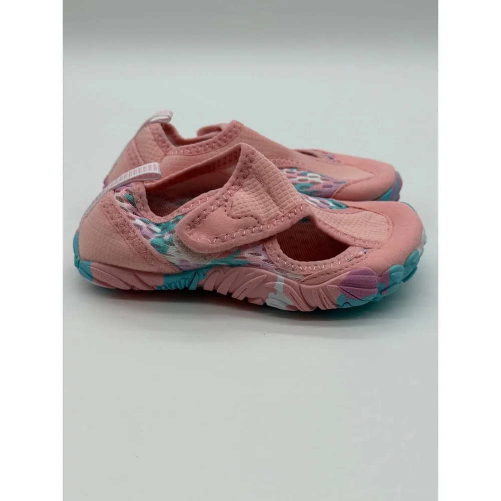 Kids Pink Water Shoes Quick Dry Aqua Socks Mesh Beach Pool Shoes 10‎ Toddler